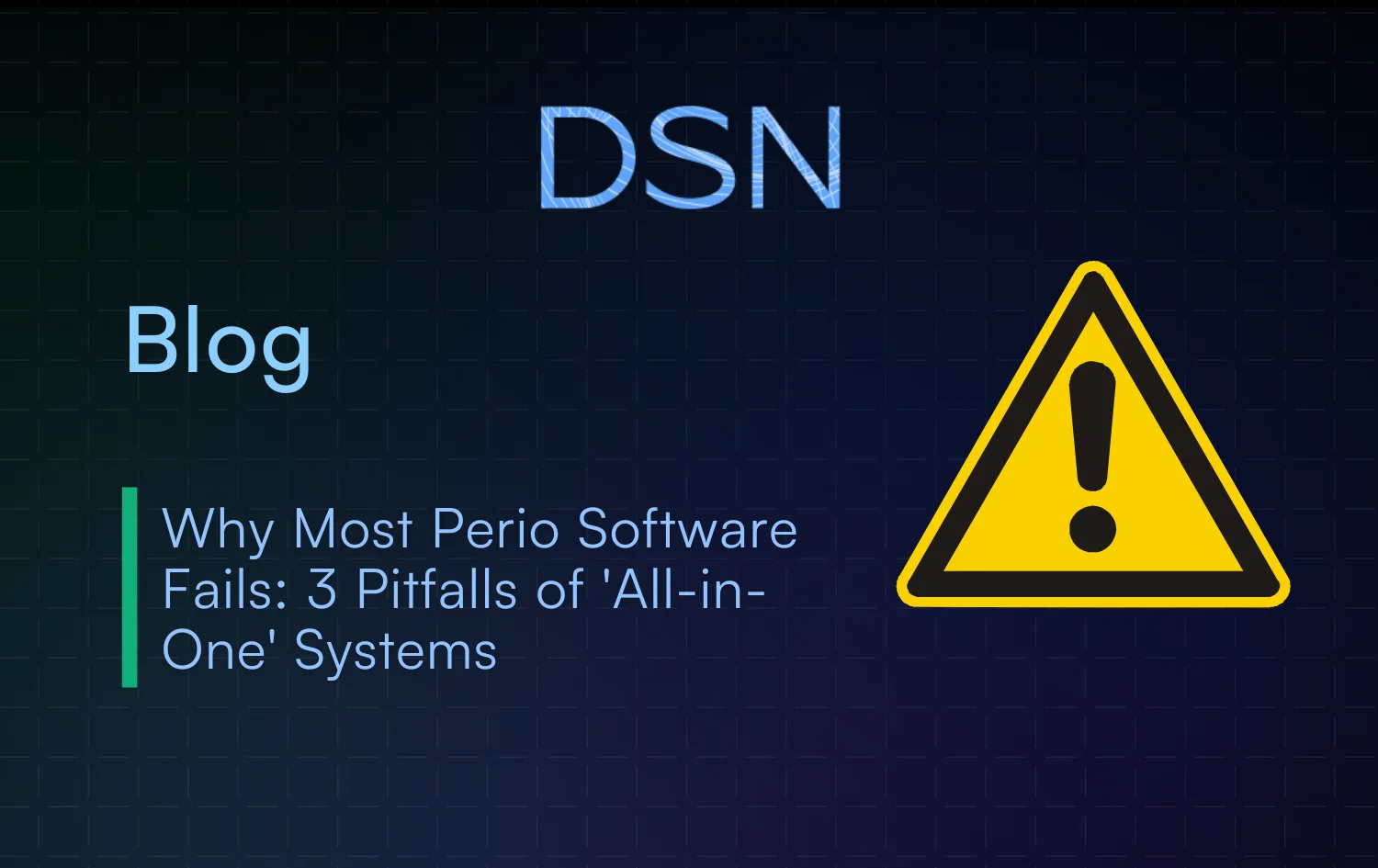 Why Most Perio Software Fails: 3 Pitfalls of 'All-in-One' Systems